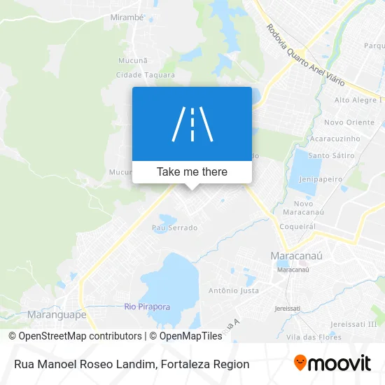 Rua Manoel Roseo Landim map