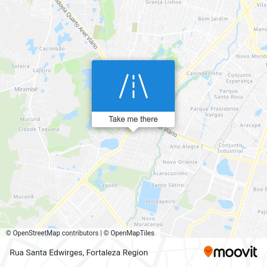 Rua Santa Edwirges map