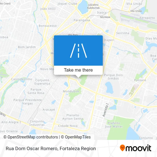 Rua Dom Oscar Romero map