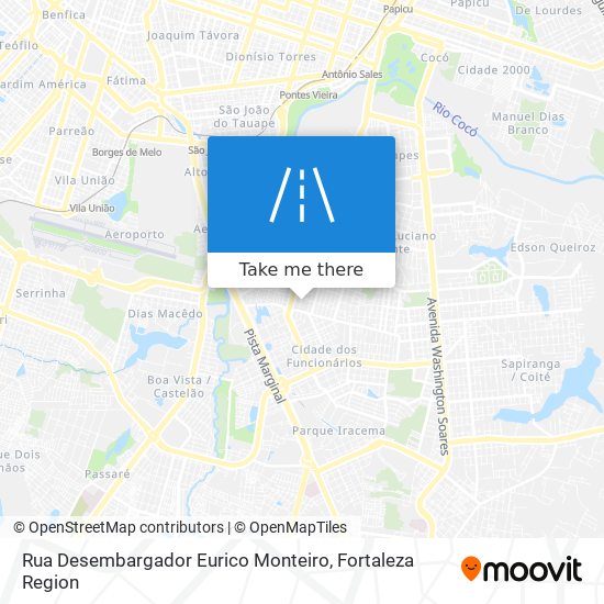 Rua Desembargador Eurico Monteiro map