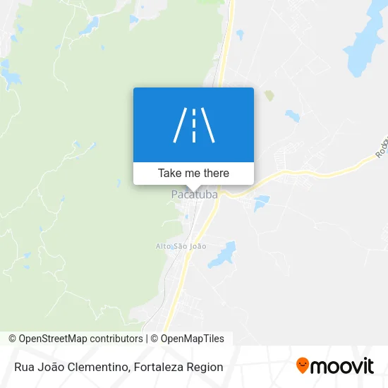 Rua João Clementino map