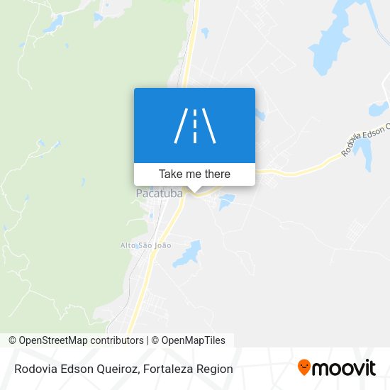 Rodovia Edson Queiroz map