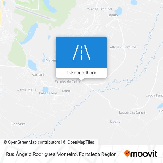 Rua Ângelo Rodrigues Monteiro map