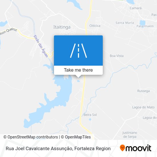 Rua Joel Cavalcante Assunção map