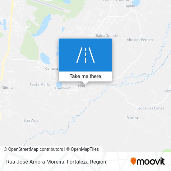 Rua José Amora Moreira map