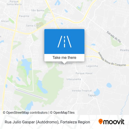 Rua Julío Gaspar (Autódromo) map