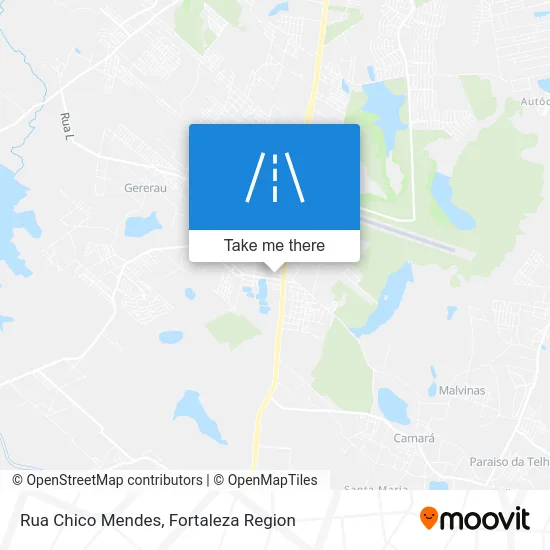Rua Chico Mendes map