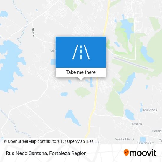 Rua Neco Santana map