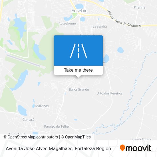 Avenida José Alves Magalhães map