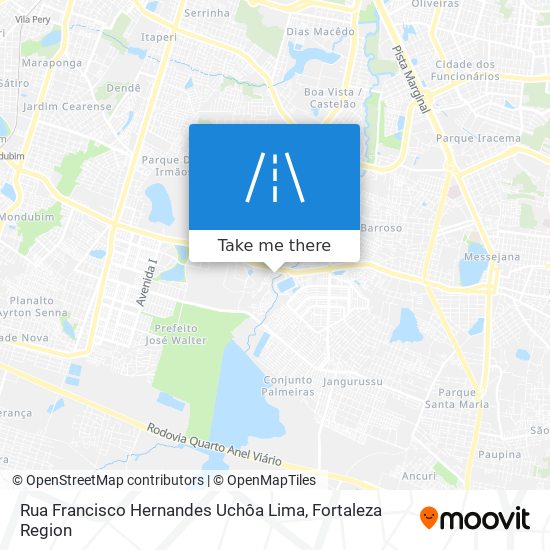 Mapa Rua Francisco Hernandes Uchôa Lima