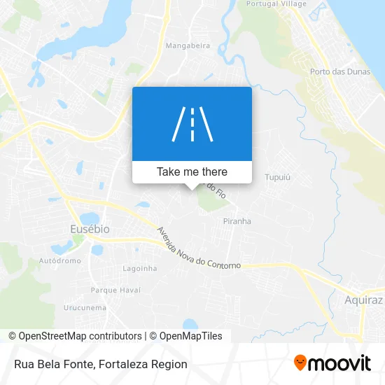 Rua Bela Fonte map