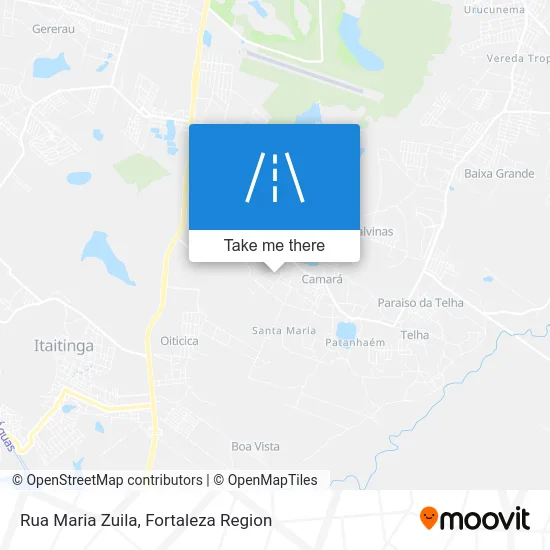 Rua Maria Zuila map