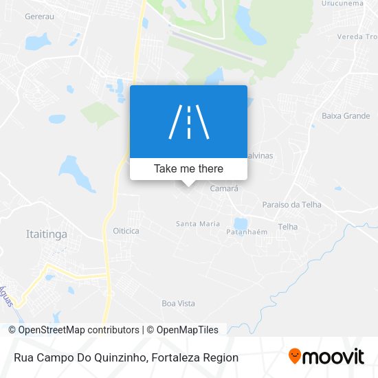 Rua Campo Do Quinzinho map