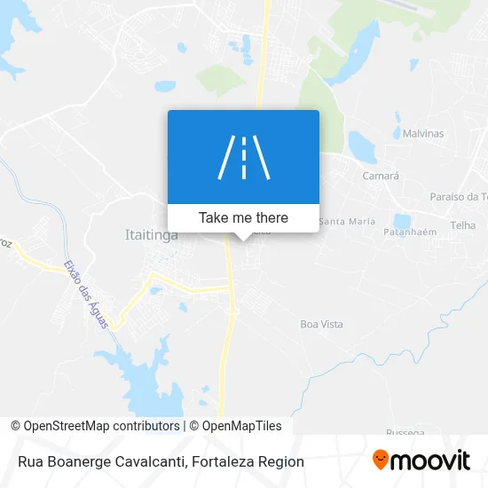 Rua Boanerge Cavalcanti map