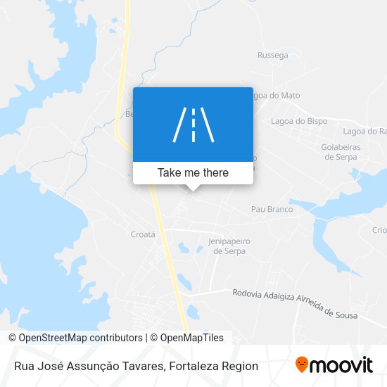 Rua José Assunção Tavares map