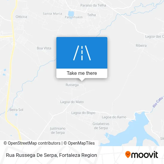 Rua Russega De Serpa map