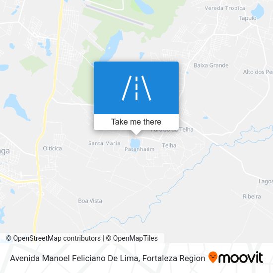 Avenida Manoel Feliciano De Lima map