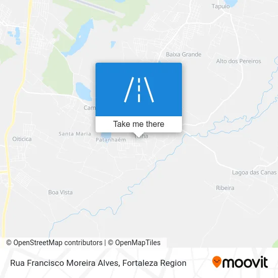 Rua Francisco Moreira Alves map