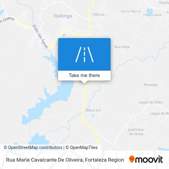 Rua Maria Cavalcante De Oliveira map