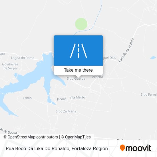Rua Beco Da Lika Do Ronaldo map