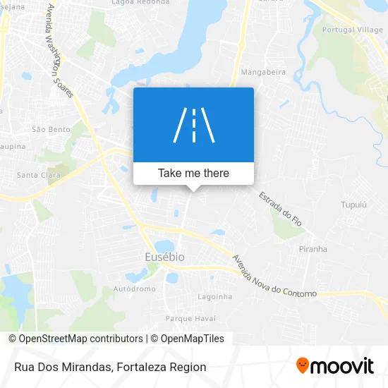 Rua Dos Mirandas map