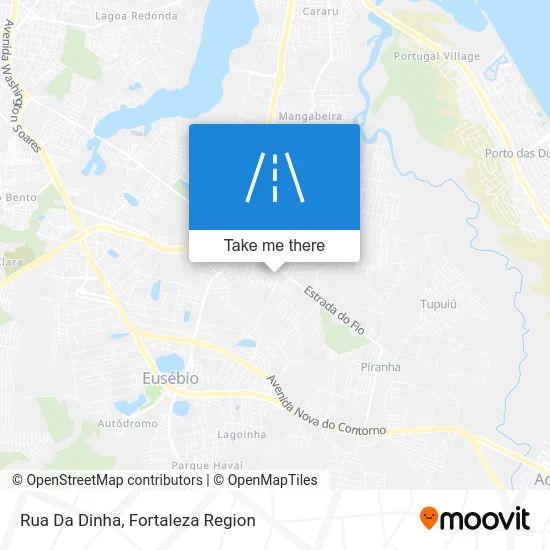 Rua Da Dinha map
