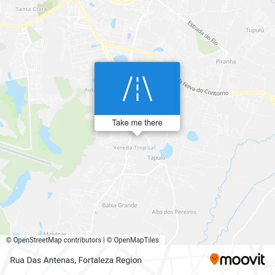 Rua Das Antenas map