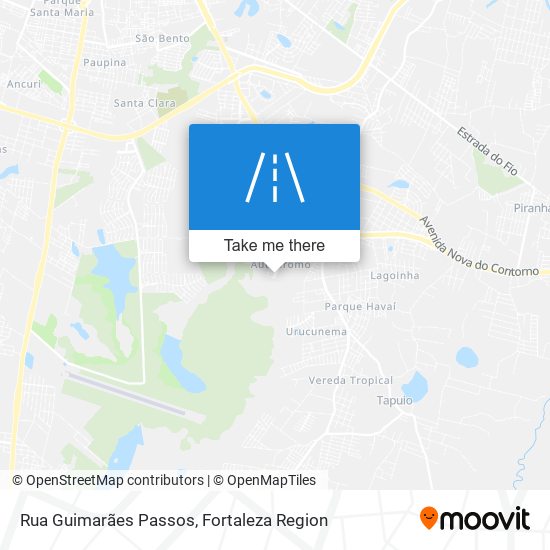 Mapa Rua Guimarães Passos