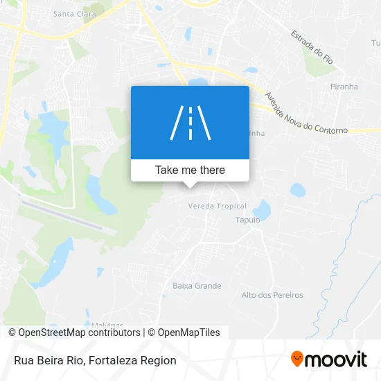 Rua Beira Rio map