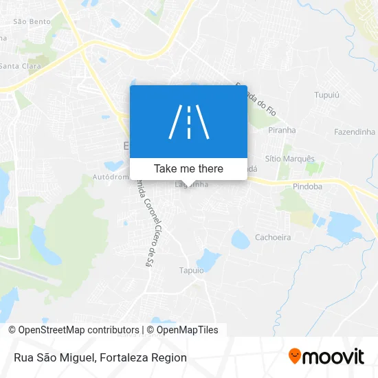 Rua São Miguel map