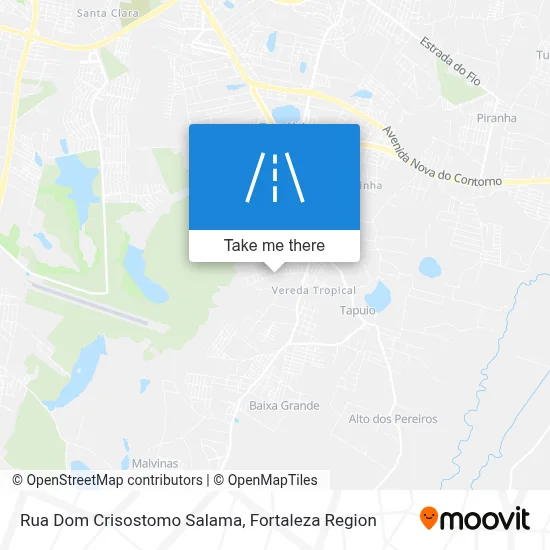 Rua Dom Crisostomo Salama map