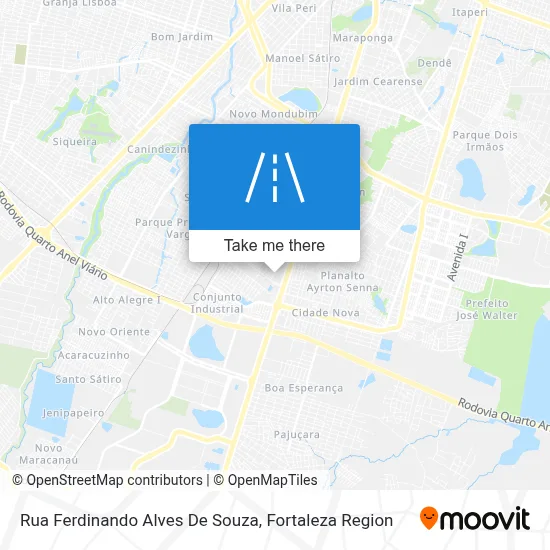 Rua Ferdinando Alves De Souza map