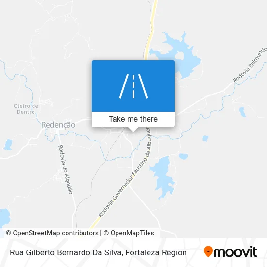Rua Gilberto Bernardo Da Silva map