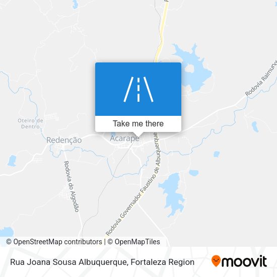 Rua Joana Sousa Albuquerque map
