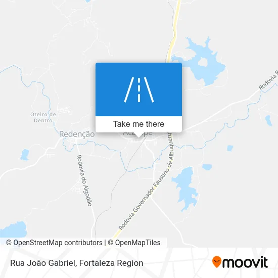 Rua João Gabriel map