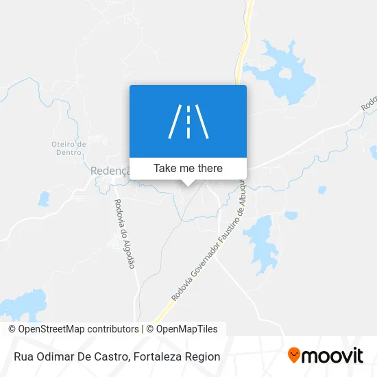 Rua Odimar De Castro map
