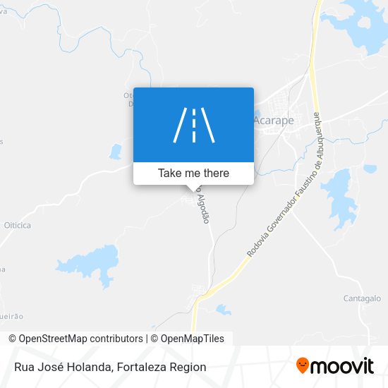 Rua José Holanda map