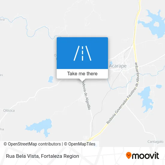 Rua Bela Vista map