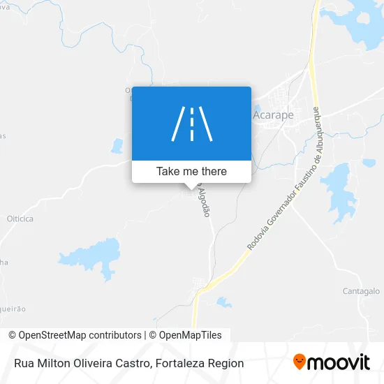 Rua Milton Oliveira Castro map