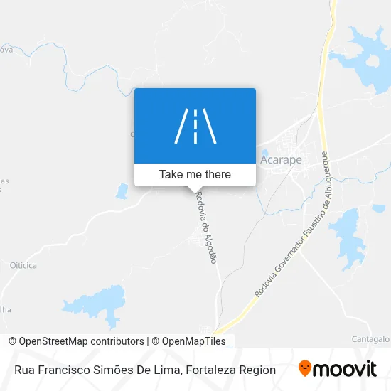 Rua Francisco Simões De Lima map