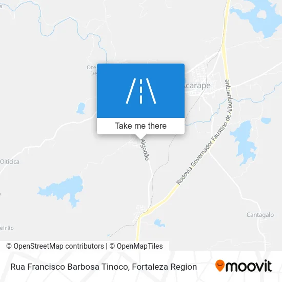 Rua Francisco Barbosa Tinoco map