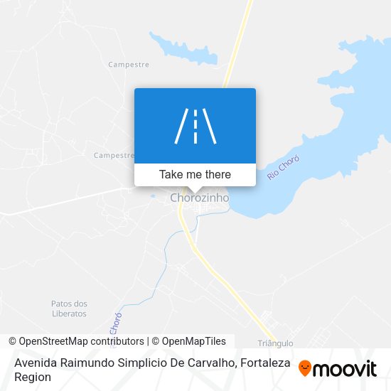Avenida Raimundo Simplicio De Carvalho map