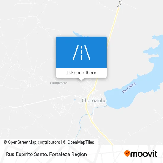 Rua Espírito Santo map