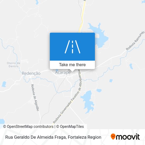 Rua Geraldo De Almeida Fraga map