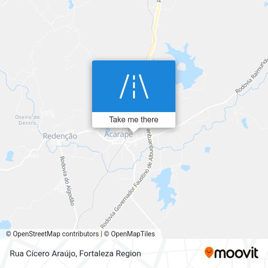 Rua Cícero Araújo map