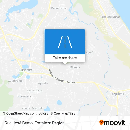 Rua José Bento map