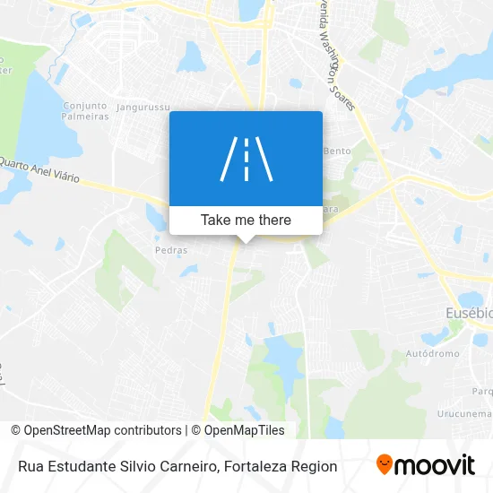 Rua Estudante Silvio Carneiro map