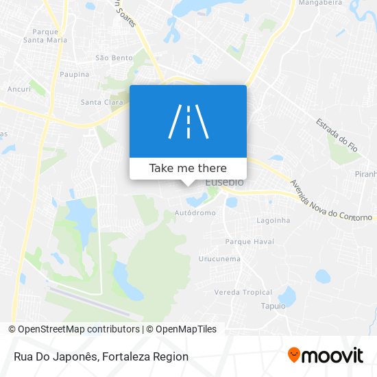 Rua Do Japonês map