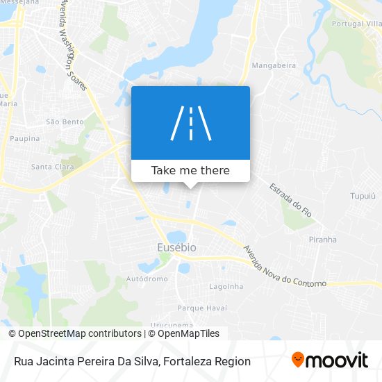 Mapa Rua Jacinta Pereira Da Silva
