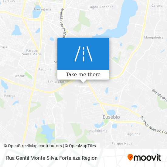 Rua Gentil Monte Silva map